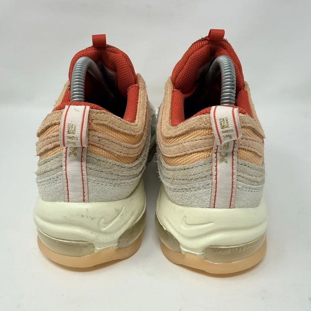 Nike Air Max 97 Sisterhood DM8943-700 Women's 9 Sneakers Orange Chaulk Cashmere